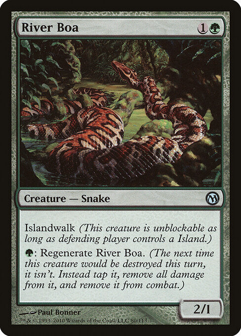 River Boa - Duels of the Planeswalkers - 80