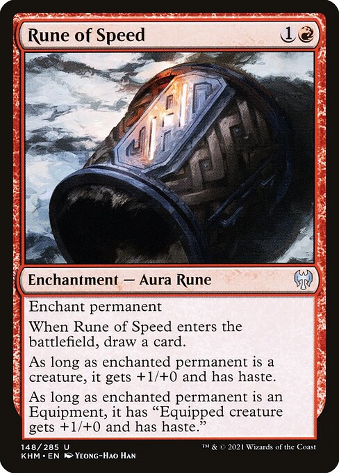 Rune of Speed - Kaldheim - 148