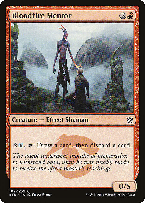 Bloodfire Mentor - Khans of Tarkir - 102