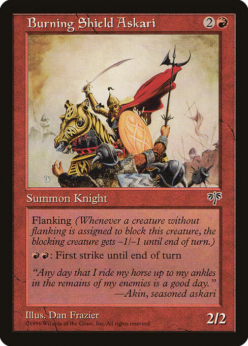 Burning Shield Askari - Mirage - 162