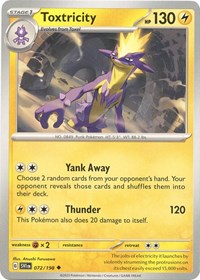 Toxtricity - SV01: Scarlet & Violet Base Set - 072/198