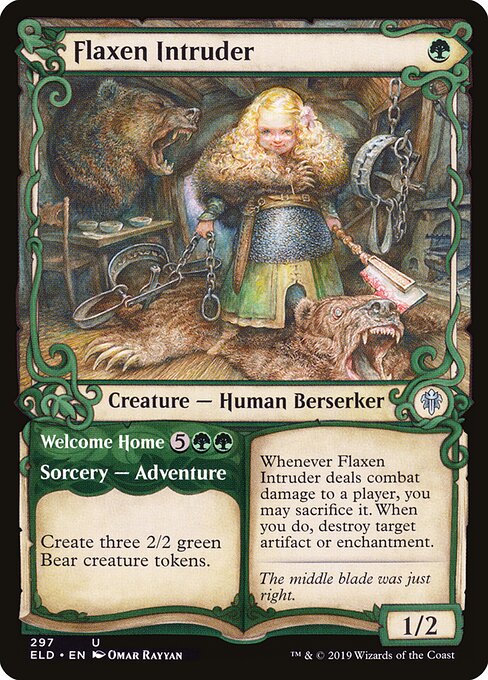 Flaxen Intruder // Welcome Home - Throne of Eldraine - 297