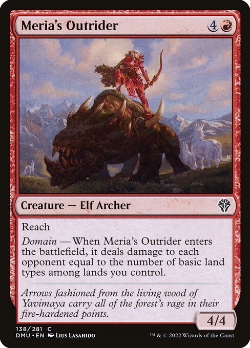 Meria's Outrider - Dominaria United - 138