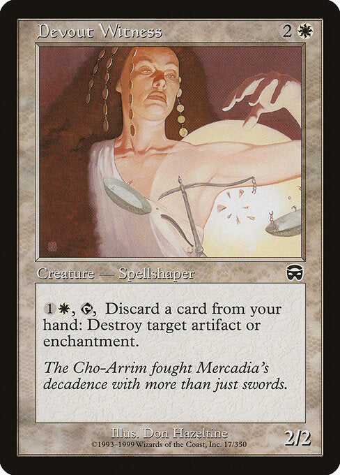 Devout Witness - Mercadian Masques - 17