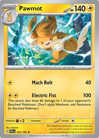 Pawmot - SV02: Paldea Evolved - 076/193