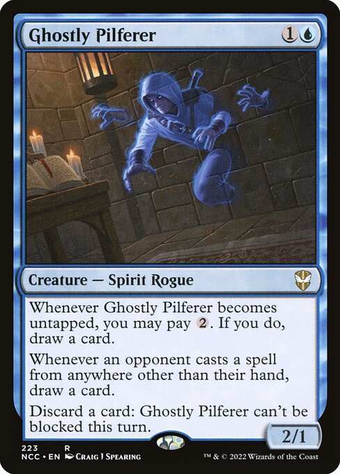 Ghostly Pilferer - New Capenna Commander - 223