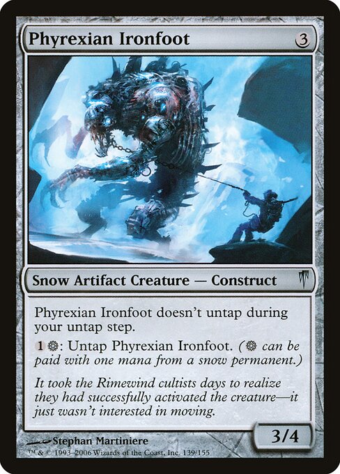 Phyrexian Ironfoot - Coldsnap - 139
