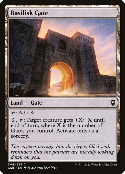Basilisk Gate - Commander Legends: Battle for Baldur's Gate - 346