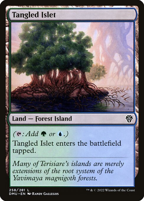 Tangled Islet - Dominaria United - 258