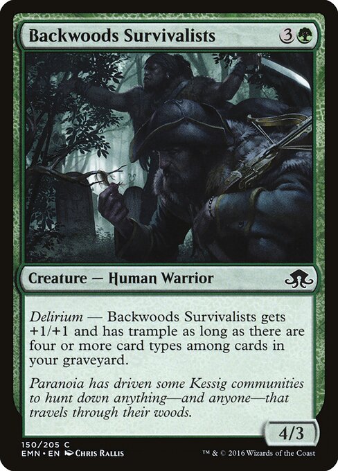 Backwoods Survivalists - Eldritch Moon - 150