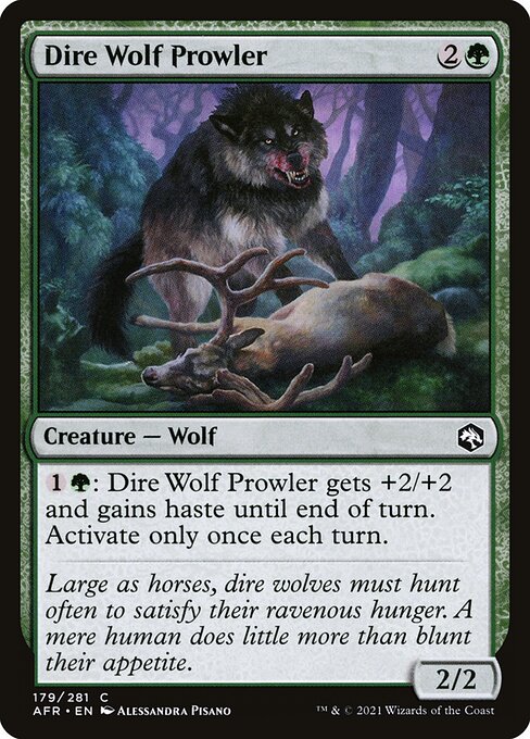 Dire Wolf Prowler - Adventures in the Forgotten Realms - 179