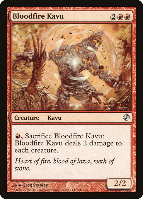 Bloodfire Kavu - Duel Decks: Venser vs. Koth - 54