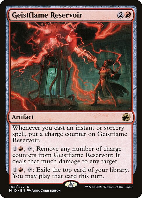 Geistflame Reservoir - Innistrad: Midnight Hunt - 142