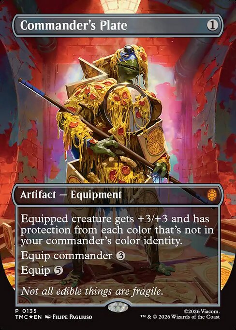 Commander's Plate - Teenage Mutant Ninja Turtles Eternal - 135