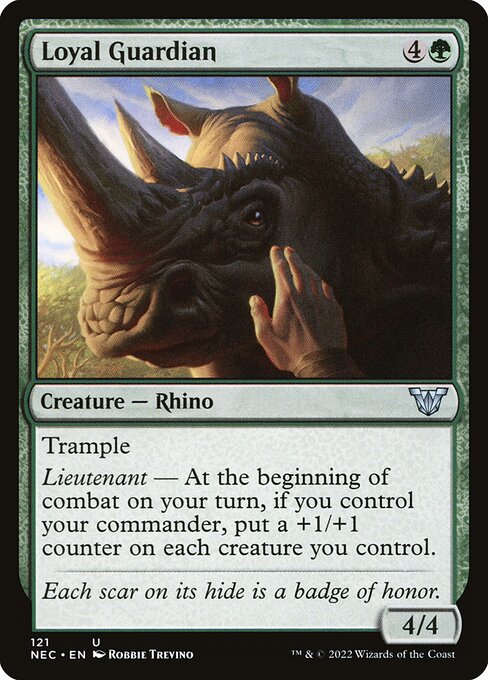 Loyal Guardian - Neon Dynasty Commander - 121