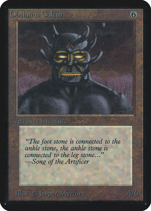 Obsianus Golem - Limited Edition Alpha - 267