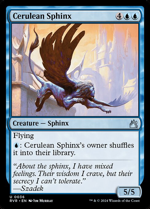 Cerulean Sphinx - Ravnica Remastered - 36