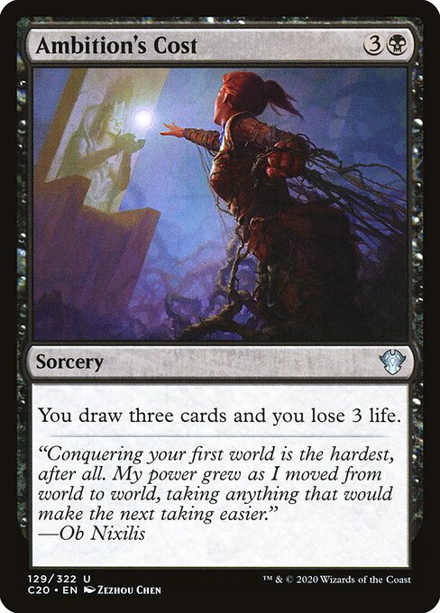 Ambition's Cost - Commander 2020 - 129