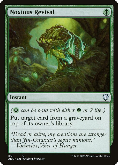 Noxious Revival - Phyrexia: All Will Be One Commander - 110