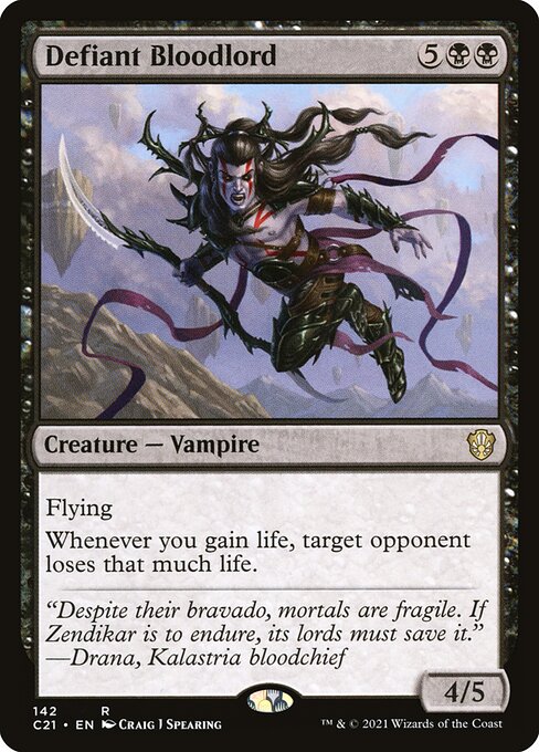 Defiant Bloodlord - Commander 2021 - 142