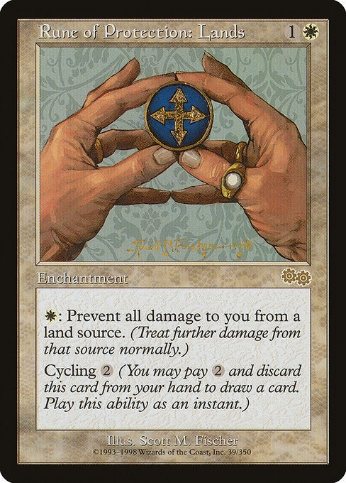 Rune of Protection: Lands - Urza's Saga - 39