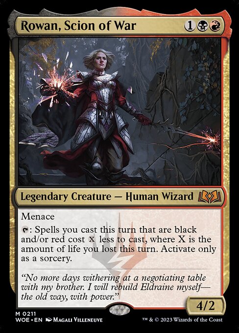 Rowan, Scion of War - Wilds of Eldraine - 211