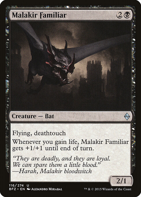 Malakir Familiar - Battle for Zendikar - 116
