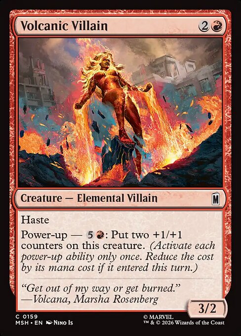 Volcanic Villain - Marvel Super Heroes - 159