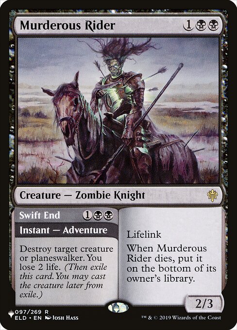 Murderous Rider // Swift End - The List - ELD-97