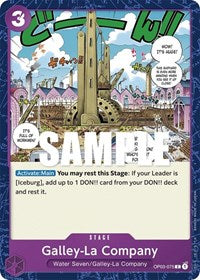 Galley-La Company - Pillars of Strength - OP03-075