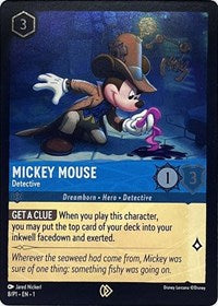 Mickey Mouse - Detective - Disney Lorcana Promo Cards - 8