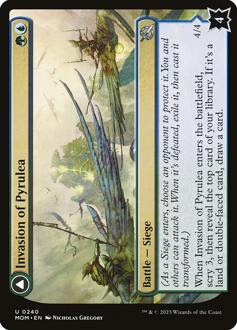 Invasion of Pyrulea // Gargantuan Slabhorn - March of the Machine - 240