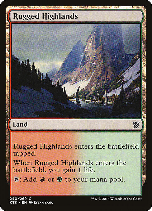 Rugged Highlands - Khans of Tarkir - 240