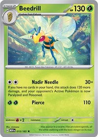 Beedrill - SV: Scarlet & Violet 151 - 015/165