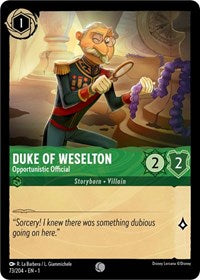 Duke of Weselton - Opportunistic Official - The First Chapter - 73/204