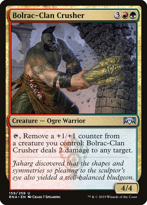 Bolrac-Clan Crusher - Ravnica Allegiance - 159