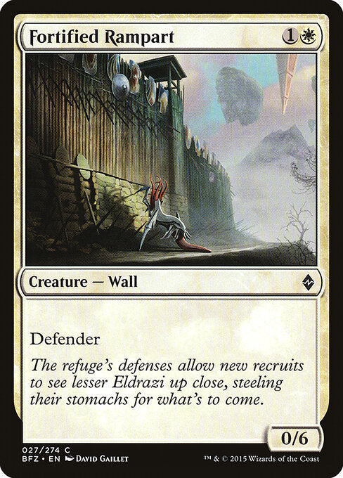 Fortified Rampart - Battle for Zendikar - 27
