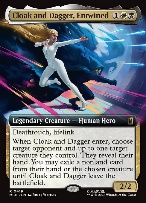 Cloak and Dagger, Entwined - Marvel Super Heroes - 419