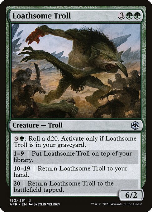 Loathsome Troll - Adventures in the Forgotten Realms - 192