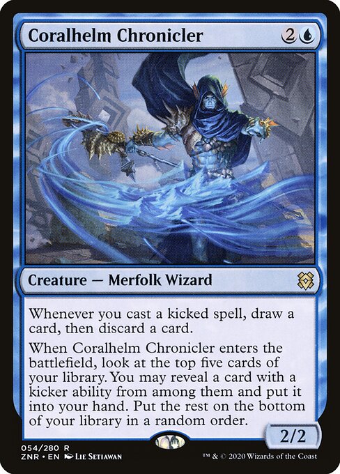 Coralhelm Chronicler - Zendikar Rising - 54