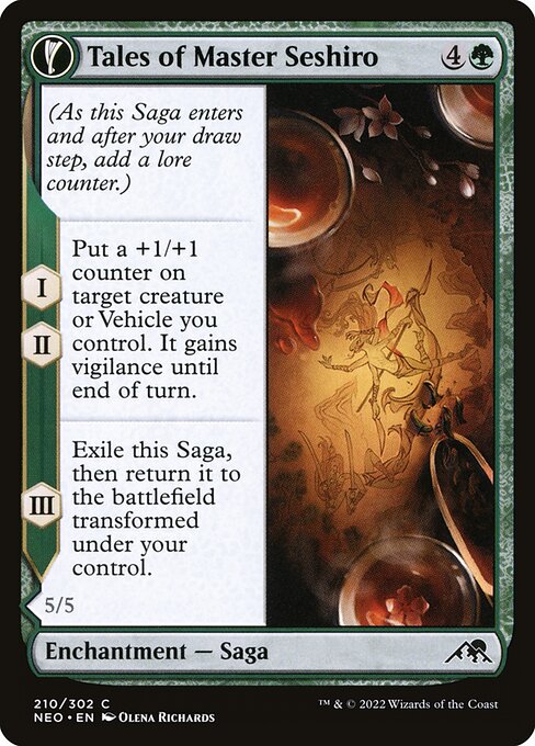 Tales of Master Seshiro // Seshiro's Living Legacy - Kamigawa: Neon Dynasty - 210