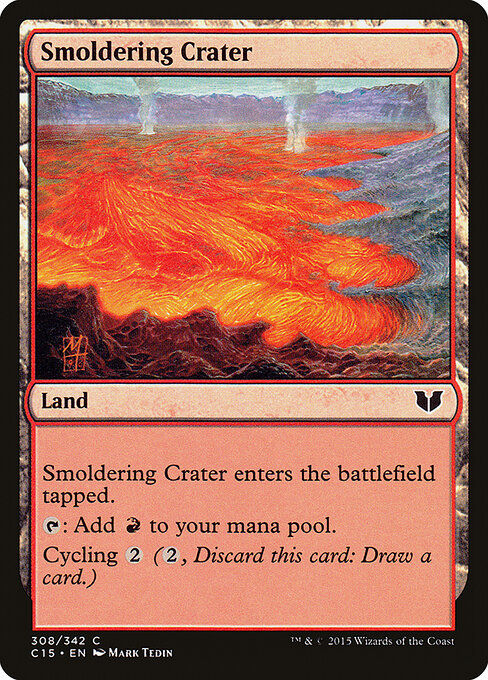 Smoldering Crater - Commander 2015 - 308