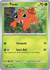 Paras - SV: Scarlet & Violet 151 - 046/165