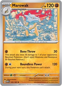 Marowak - SV: Scarlet & Violet 151 - 105/165