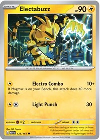 Electabuzz - SV: Scarlet & Violet 151 - 125/165