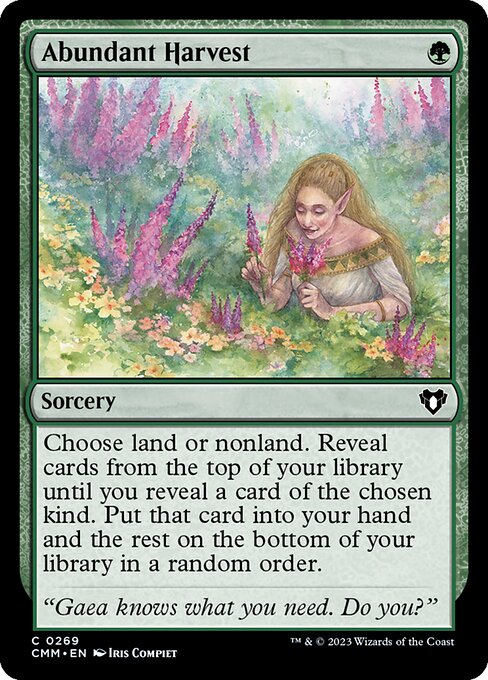 Abundant Harvest - Commander Masters - 269