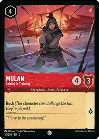 Mulan - Soldier in Training - Rise of the Floodborn - 117/204