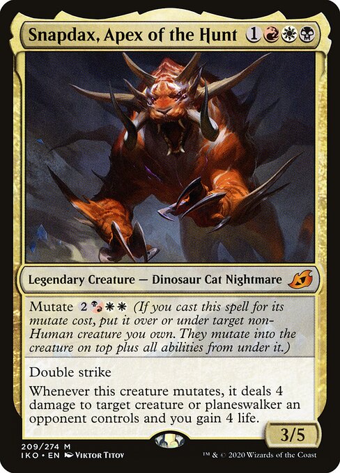 Snapdax, Apex of the Hunt - Ikoria: Lair of Behemoths - 209