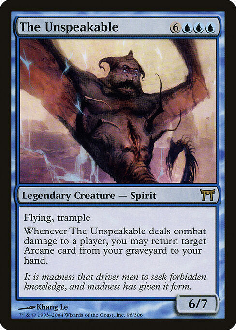 The Unspeakable - Champions of Kamigawa - 98