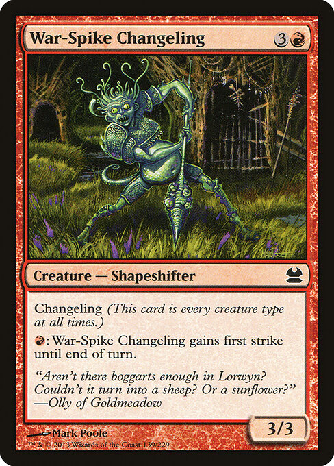 War-Spike Changeling - Modern Masters - 139